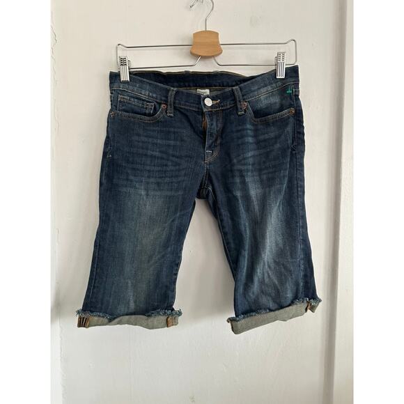 Lucky Brand Women's Denim Cutoff Zoe Bermuda Shorts | Size 6 - Picture 1 of 6